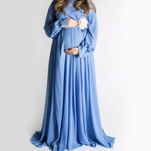 Badgley Mischka long Sleeve Sheer dress size 4